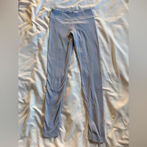 light purple ribbed athleta girl leggings